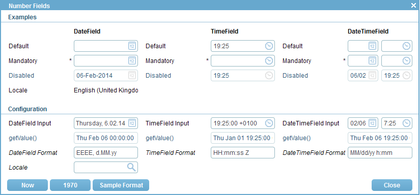 datetimefield