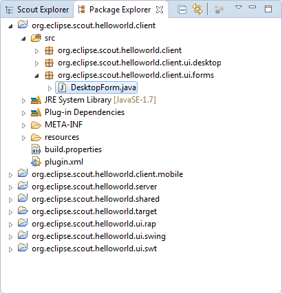 sdk package explorer