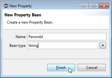 new bean personid
