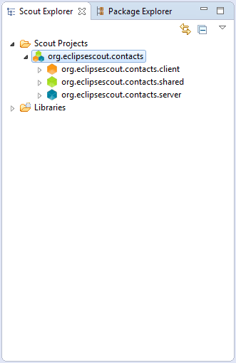 project contacts explorer