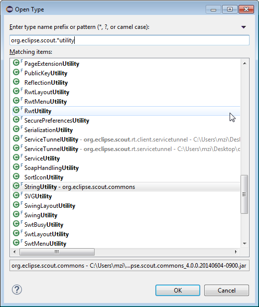 scout utility classes