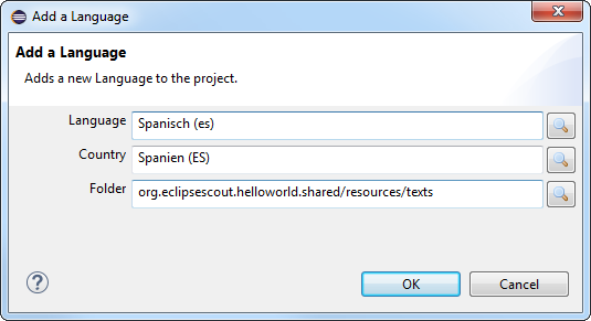 sdk add language dialog