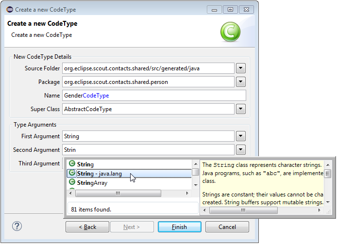 contacts tutorial new gender codetype