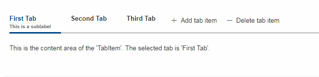 tabbox sublabel