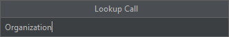 sdk new lookupcall organization Intellij