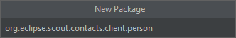 sdk new package wizard Intellij