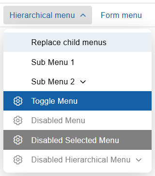 toggle menu